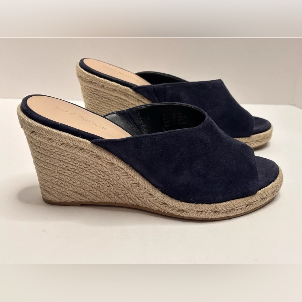 Stuart Weitzman Wonda  Espadrille Wedge Sandal 10